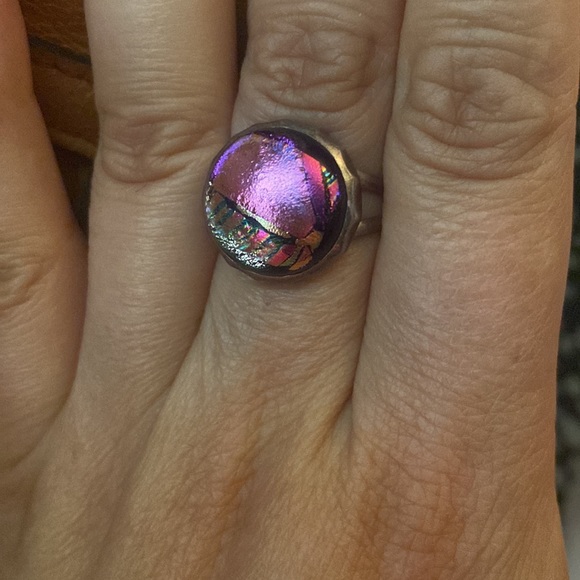 Iridescent Silver Ring NASA - Picture 1 of 11